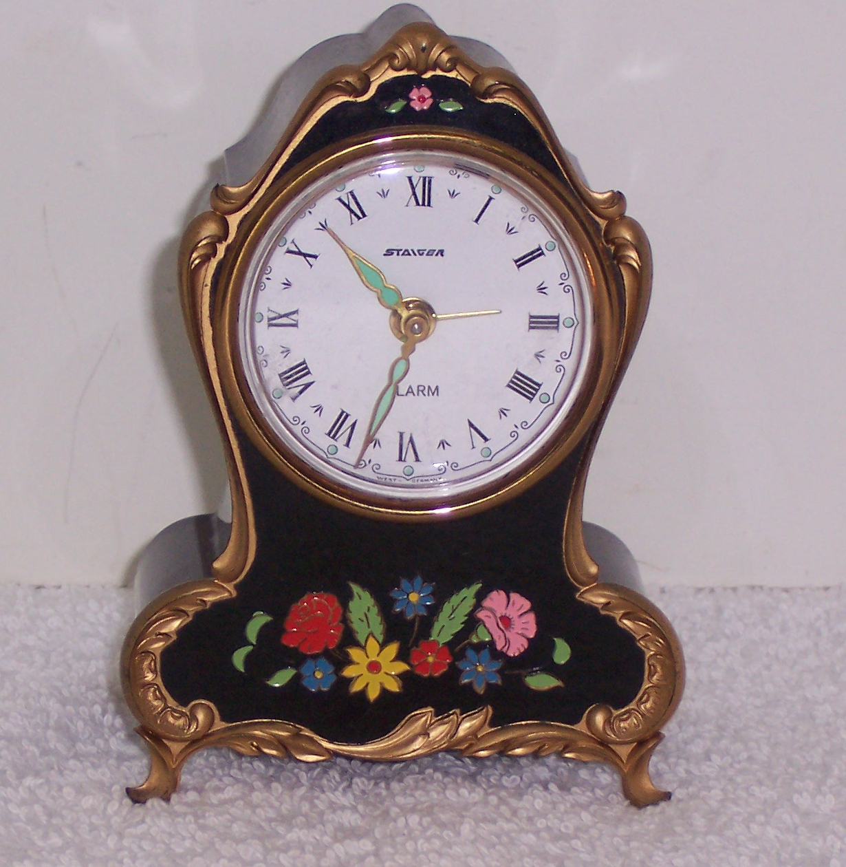 Vintage Staiger Bakelite Childs Musical Alarm Clock Western Germany