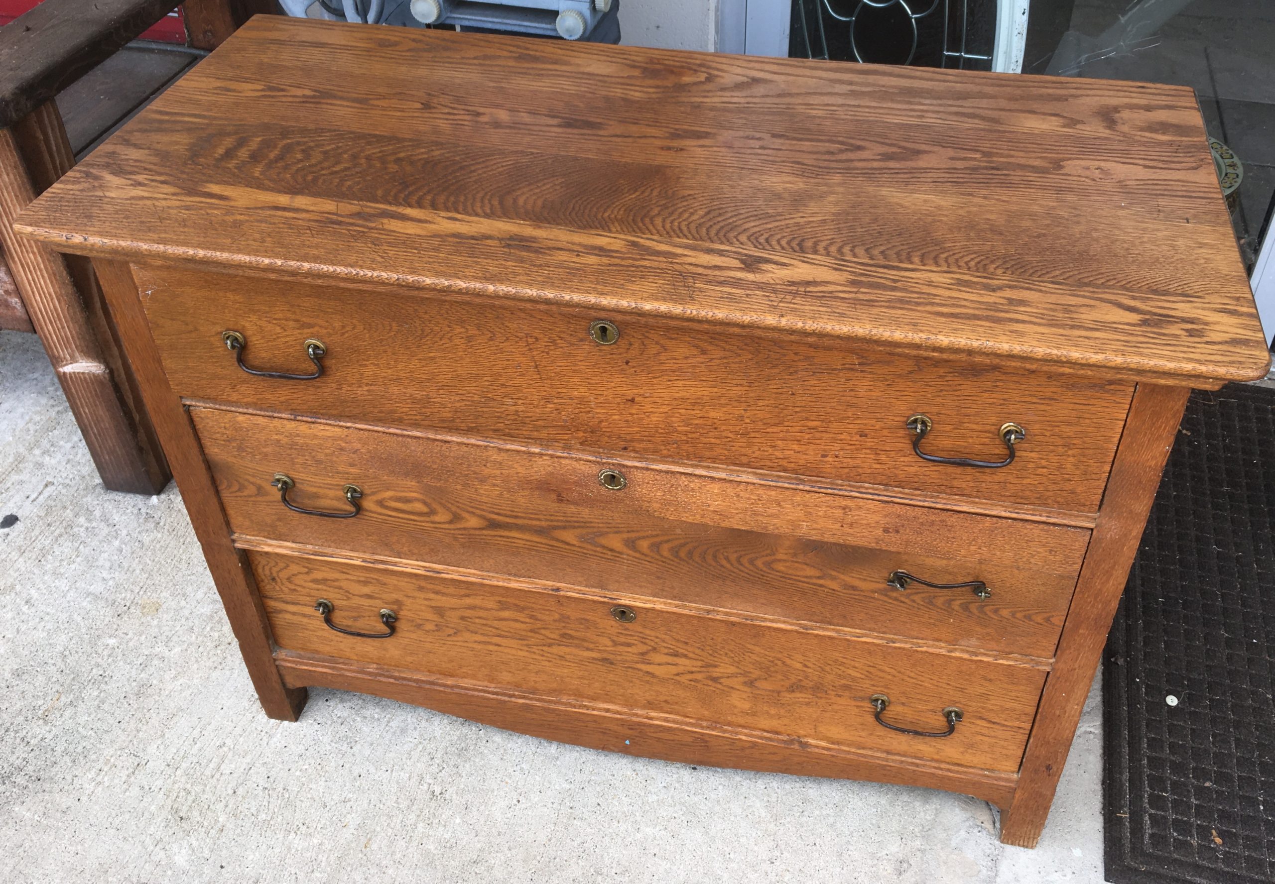 Vintage Small Wooden Dresser Chest of Drawers