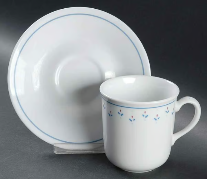 Corelle Normandy Cup and Saucer Set
